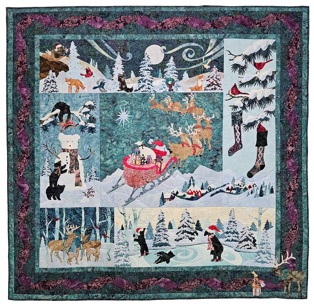 NQM Christmas Quilt for Raffle